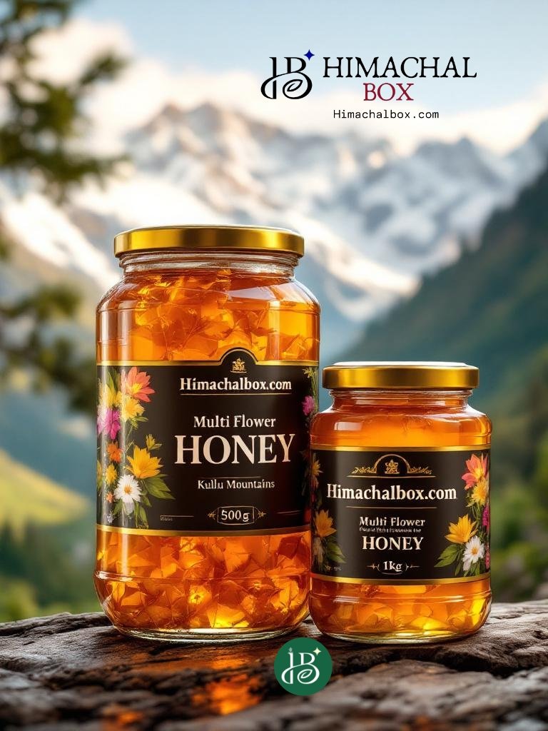Natural wildflower honey from Himalaya collected by mountain bees