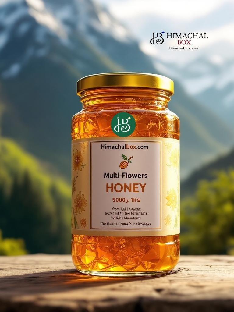 Natural wildflower honey from Himalaya collected by mountain bees