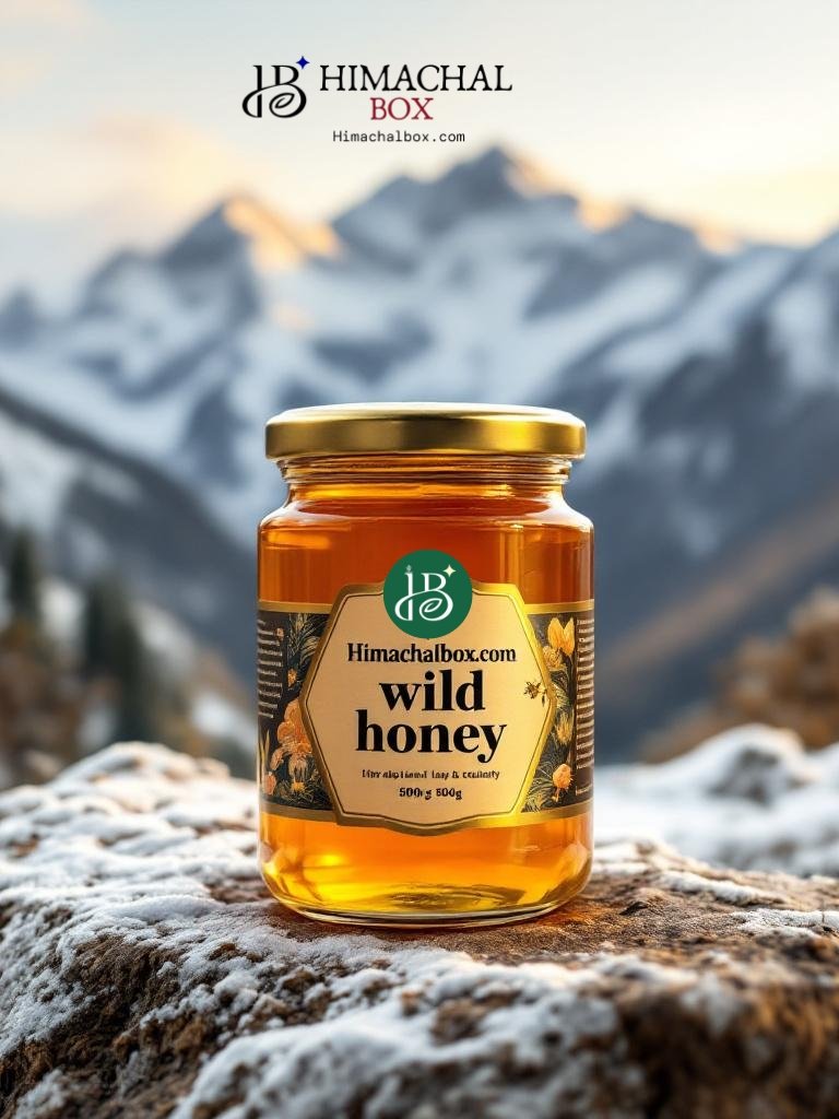 Raw wild forest honey himalayan mountain bee honey