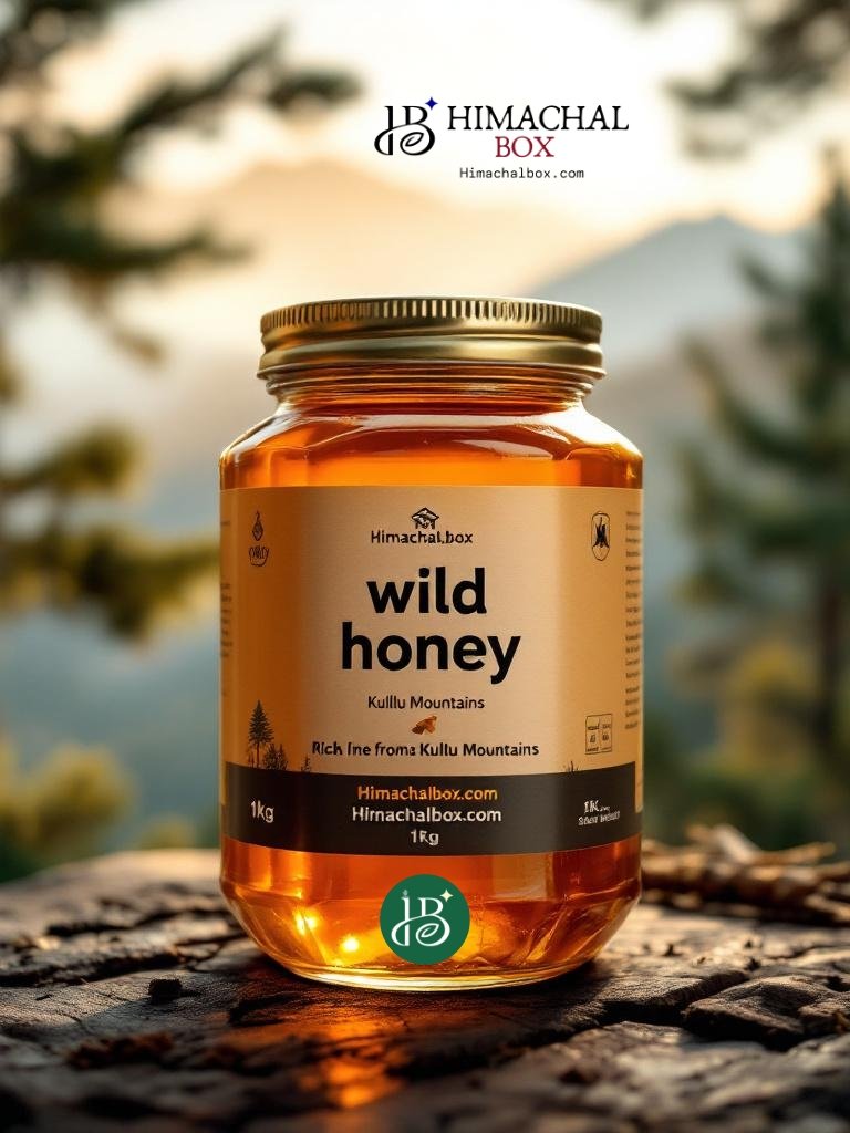 Raw wild forest honey himalayan mountain bee honey