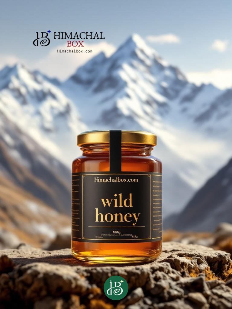 Raw wild forest honey himalayan mountain bee honey