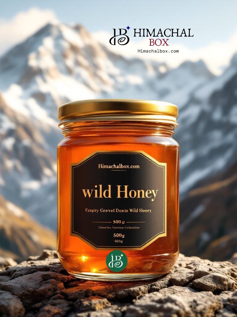 Raw wild forest honey himalayan mountain bee honey