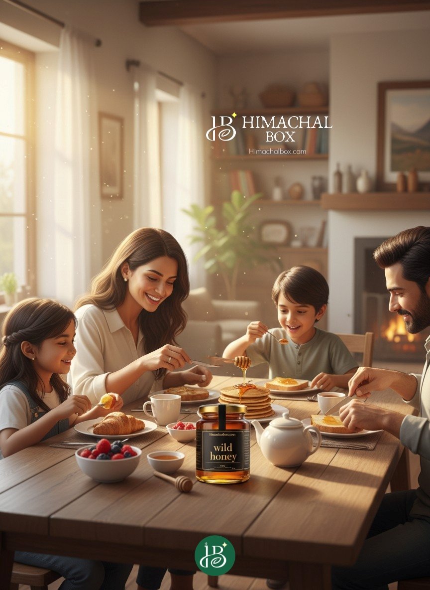 Raw wild forest honey himalayan mountain bee honey