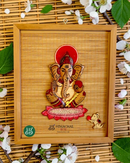 Handmade Ganesha Bamboo Wall Hanging – Bring Home Blessings